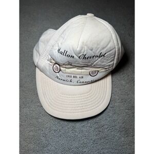 Mallon Chevrolet 1955 Bel Air Hat Norwich CT Snapback Cap Vintage Car